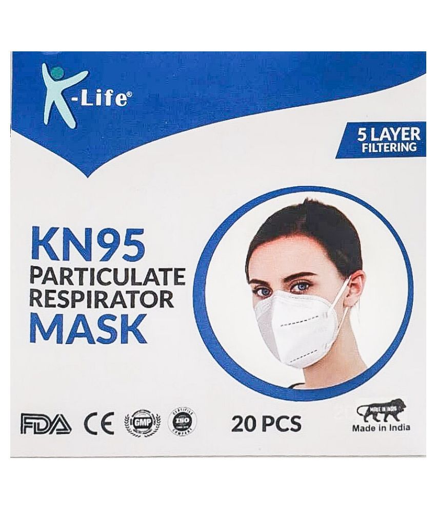 K-Life KN95 Respirator Mask: Buy K-Life KN95 Respirator Mask Online at ...