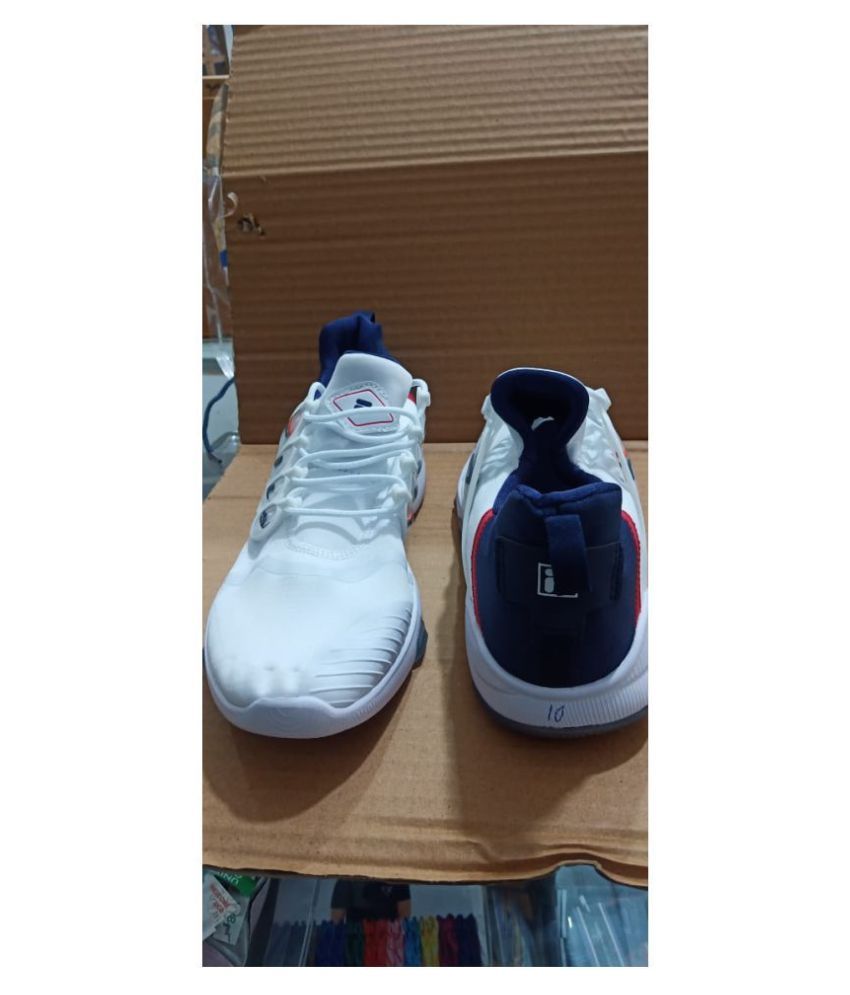 fila white casual shoes