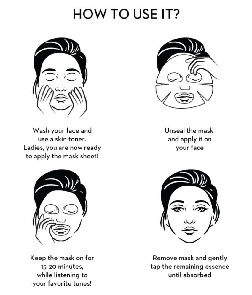 SUGAR Cheat Sheet Clarifying Mask (Pack of 6) Face Sheet Mask Masks 25