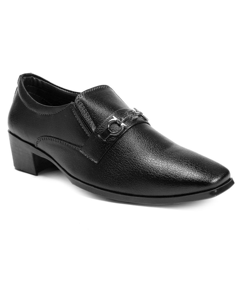     			YUVRATO BAXI Party Artificial Leather Black Formal Shoes