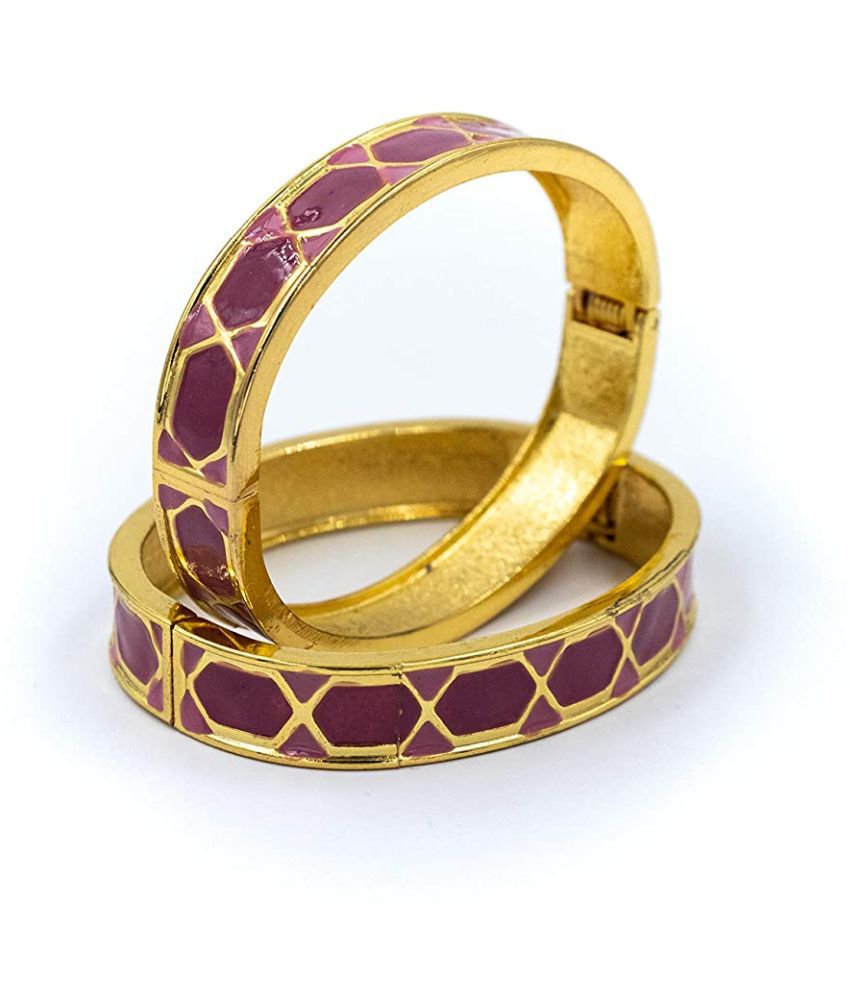 MANSAROVAR PEARLS Crystal Cuff & Kadaa Style Bracelet for Women and ...