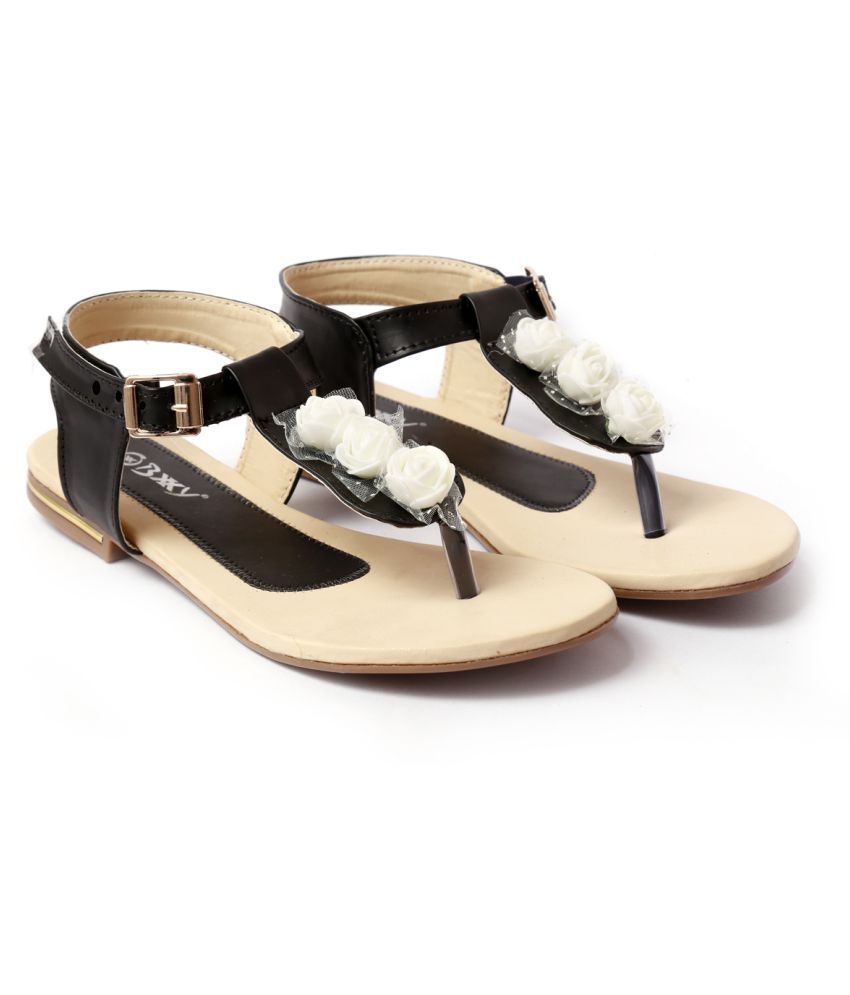     			YUVRATO BAXI Black Flats