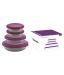 Tupperware Preludio Transparent Serving and Storage Bowl 350ml, 1.3l, 2l Set