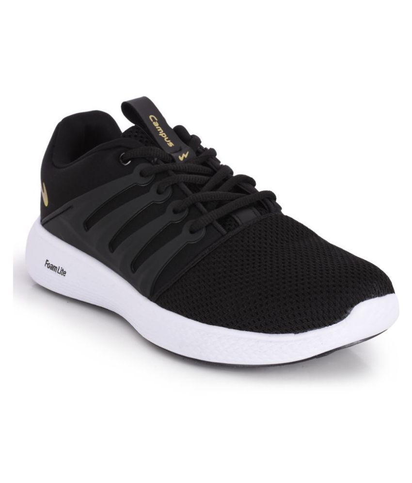campus black shoes without laces