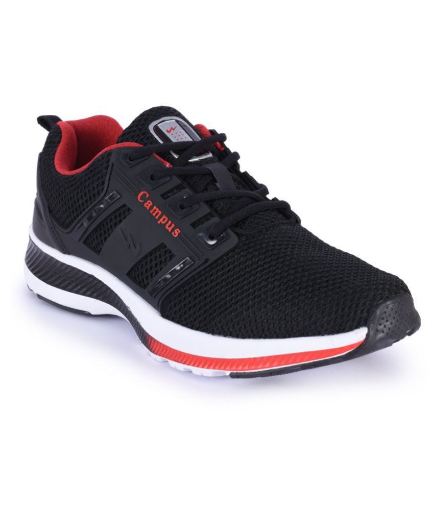     			Campus Sneakers Black Casual Shoes