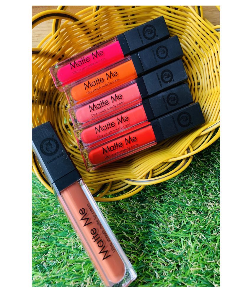 Colors Queen Liquid Lipstick Multi SPF 30 Pack of 6 36 mL Buy Colors