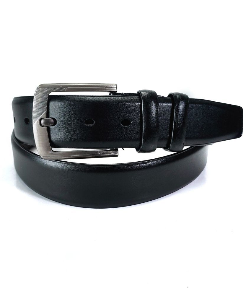 EDITEX Black Leather Formal Belt Buy Online at Low Price in India