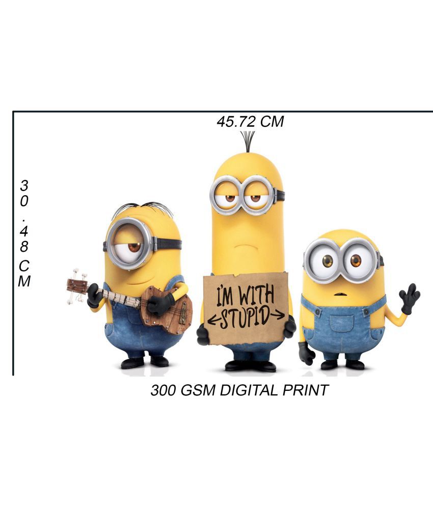 Go Green Tale Cute minions Cartoon Paper Wall Poster Without Frame: Buy Go  Green Tale Cute minions Cartoon Paper Wall Poster Without Frame at Best  Price in India on Snapdeal