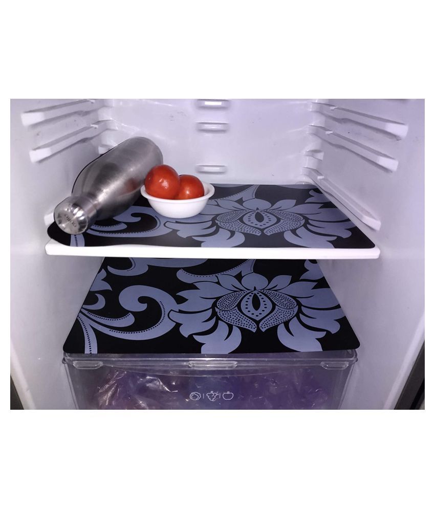     			Revexo Set of 3 PVC White Fridge Mats