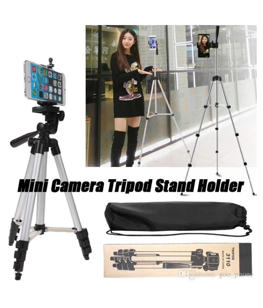 3110 Tripod Stand for Phone and Camera Adjustable Aluminium Alloy