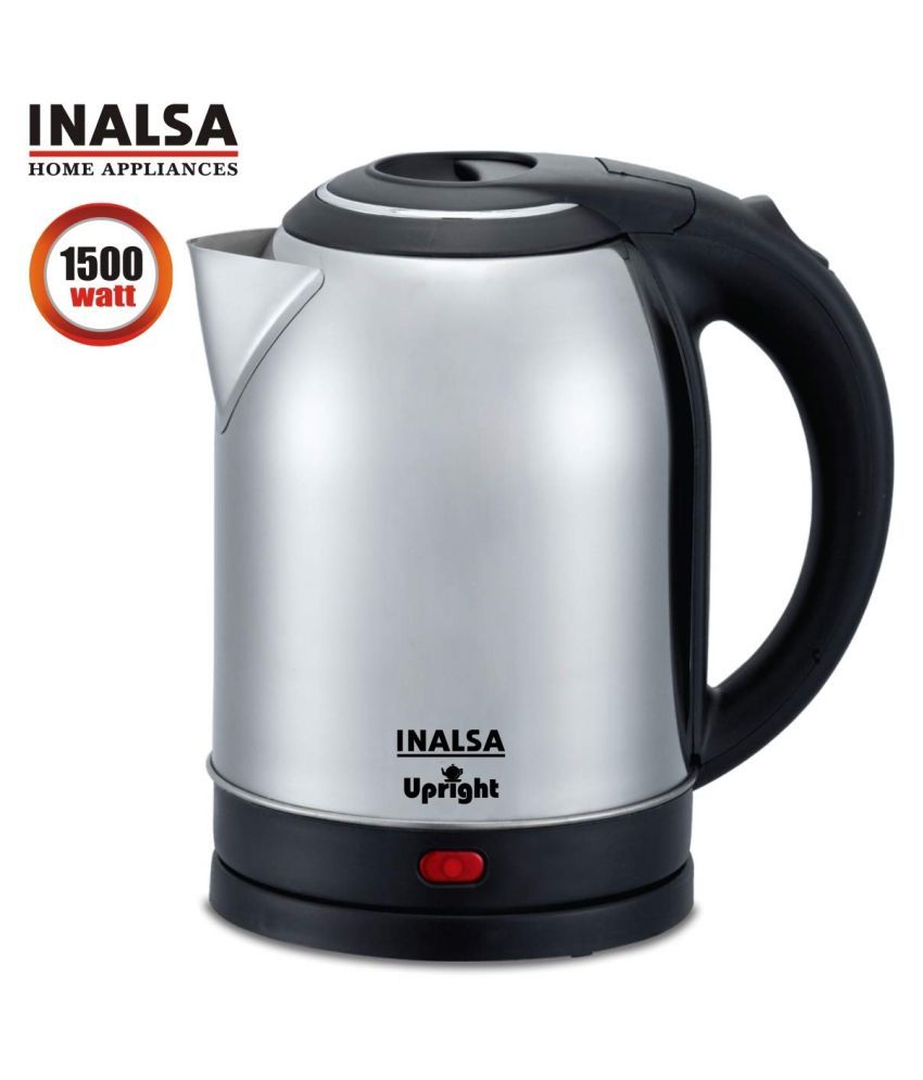 Inalsa 1.8 Liter 1500 Watt Stainless Steel Electric Kettle Price in