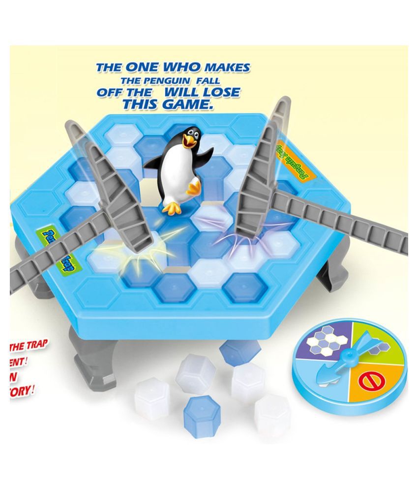 Chocozone Mini Table Games Balance Ice Cubes Save Penguin Icebreaker Beating Toys for 5 Years Old Boys & Girls