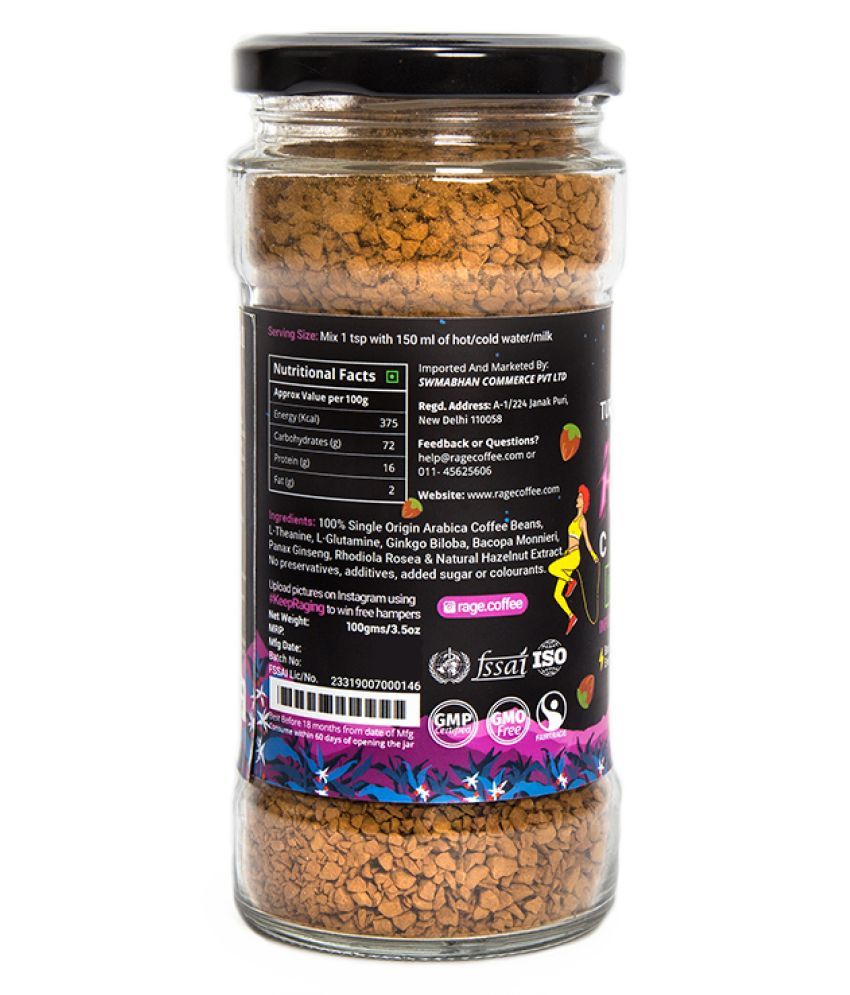 Rage Coffee Instant Coffee Powder 100 gm Buy Rage Coffee Instant