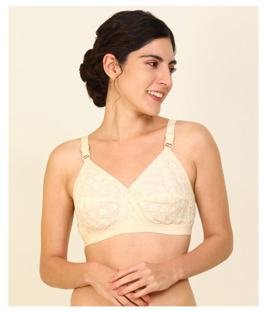 Buy fashion comfortz Cotton Minimizer Bra Brown Online at Best Prices