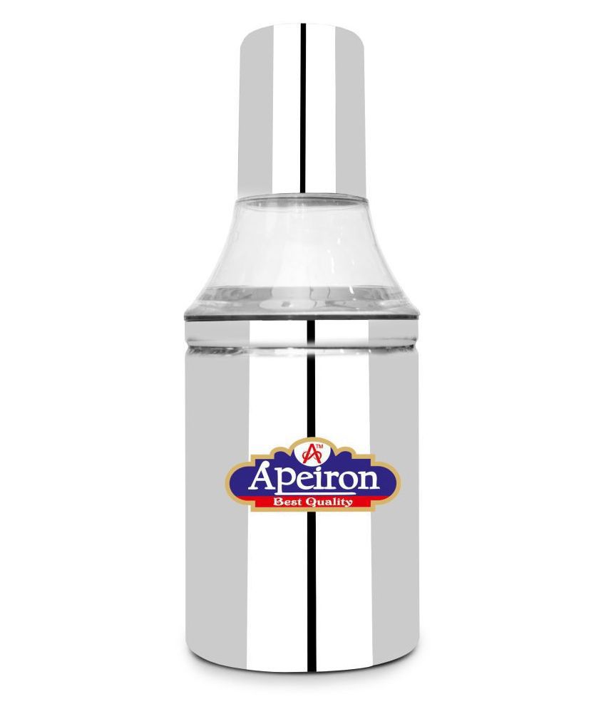     			APEIRON Steel Oil Container/Dispenser Set of 2 500 mL