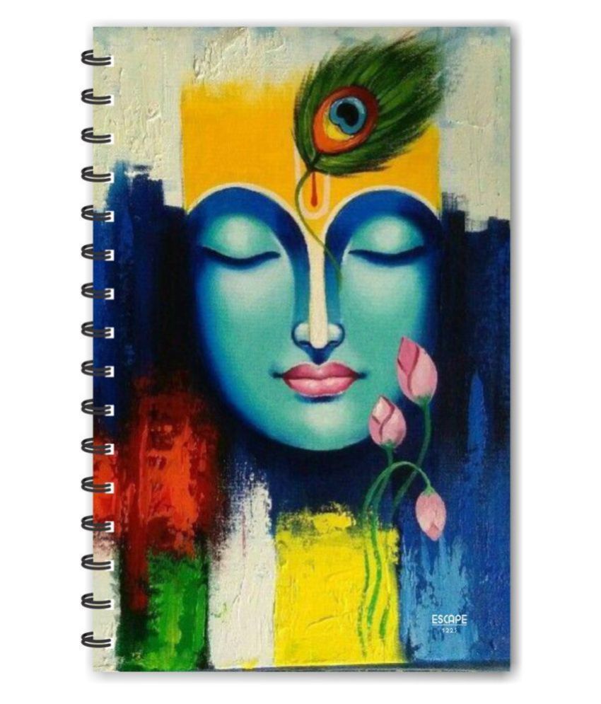 ESCAPER Lord Krishna Modern Art Diary (RULED), Radha