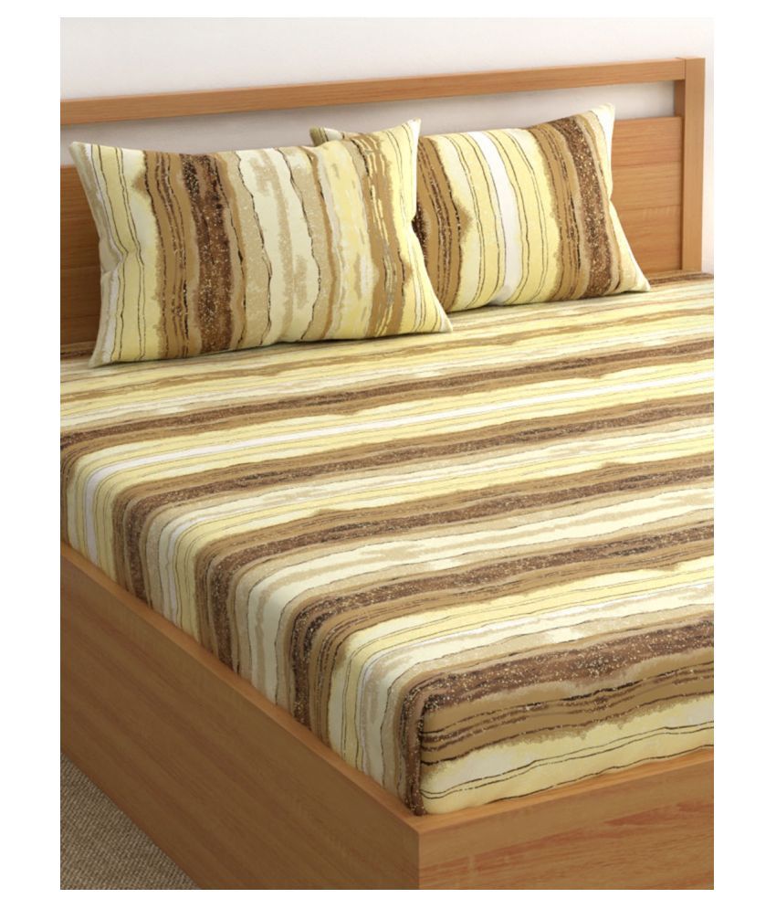 Raymond Home Cotton Double Bedsheet with 2 Pillow Covers Buy Raymond