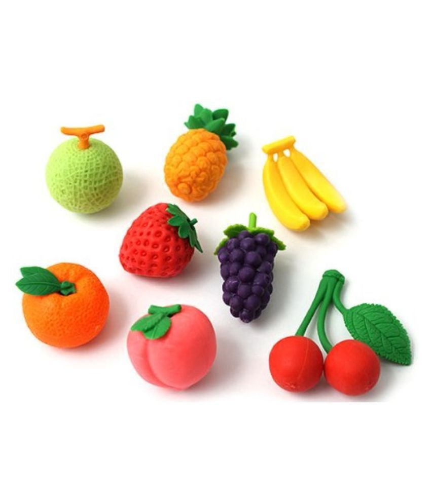 Fruit and vegetable eraser (Pack of 4) Buy Online at Best Price in