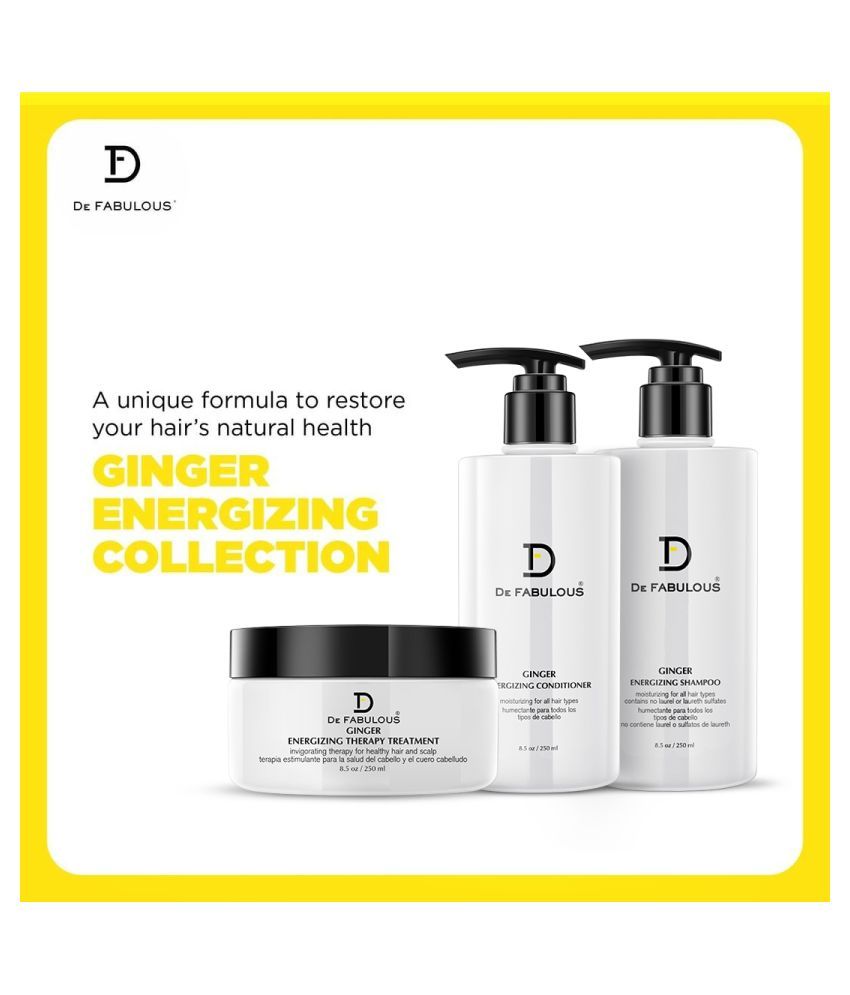 de Fabulous Ginger Energizing Sulfate Free Shampoo 250 mL Buy de