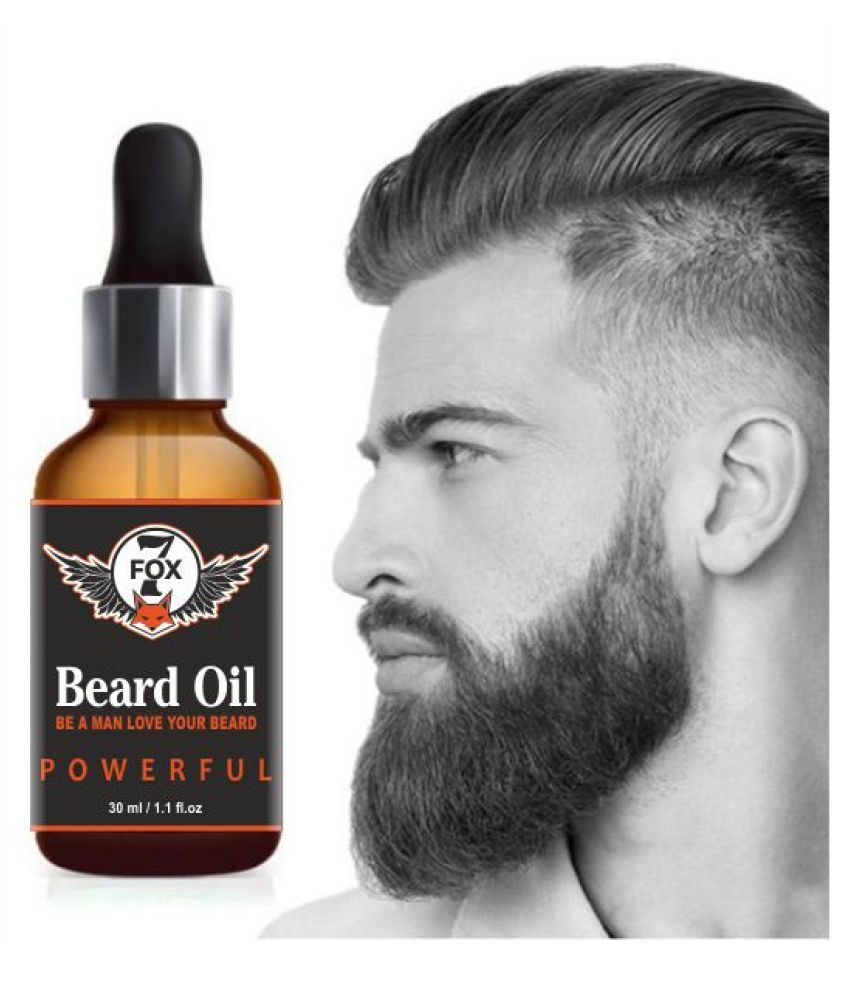 7 FOX PowerFull Beard Oil For Growth 30 Ml: Buy 7 FOX PowerFull Beard ...