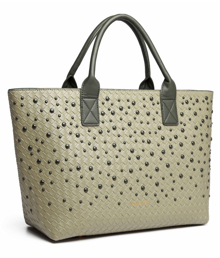 Diana Korr Green P.U. Tote Bag Buy Diana Korr Green P.U. Tote Bag