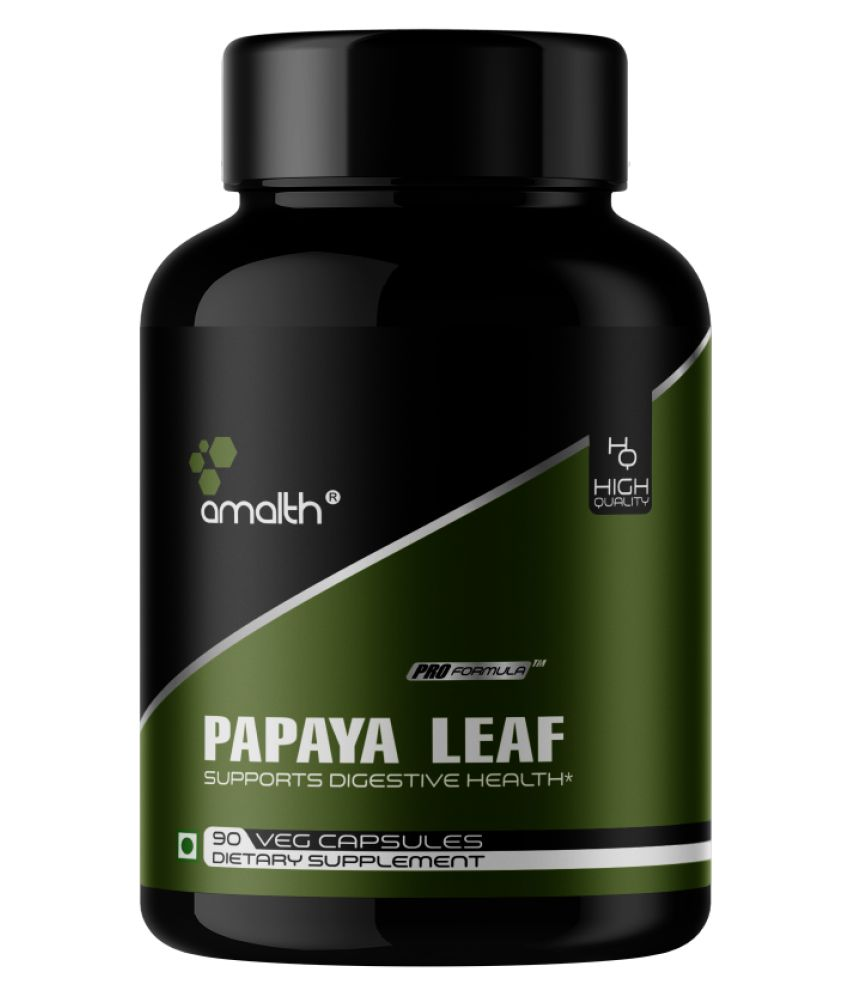 Amalth Papaya Leaf Extract for Perfect Digestion Capsule 1000 mg Buy