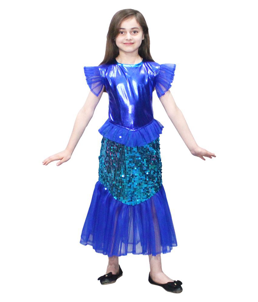 Kaku Fancy Dresses Mermaid Costume For Kids, Fairy Tales, Story book Costume
