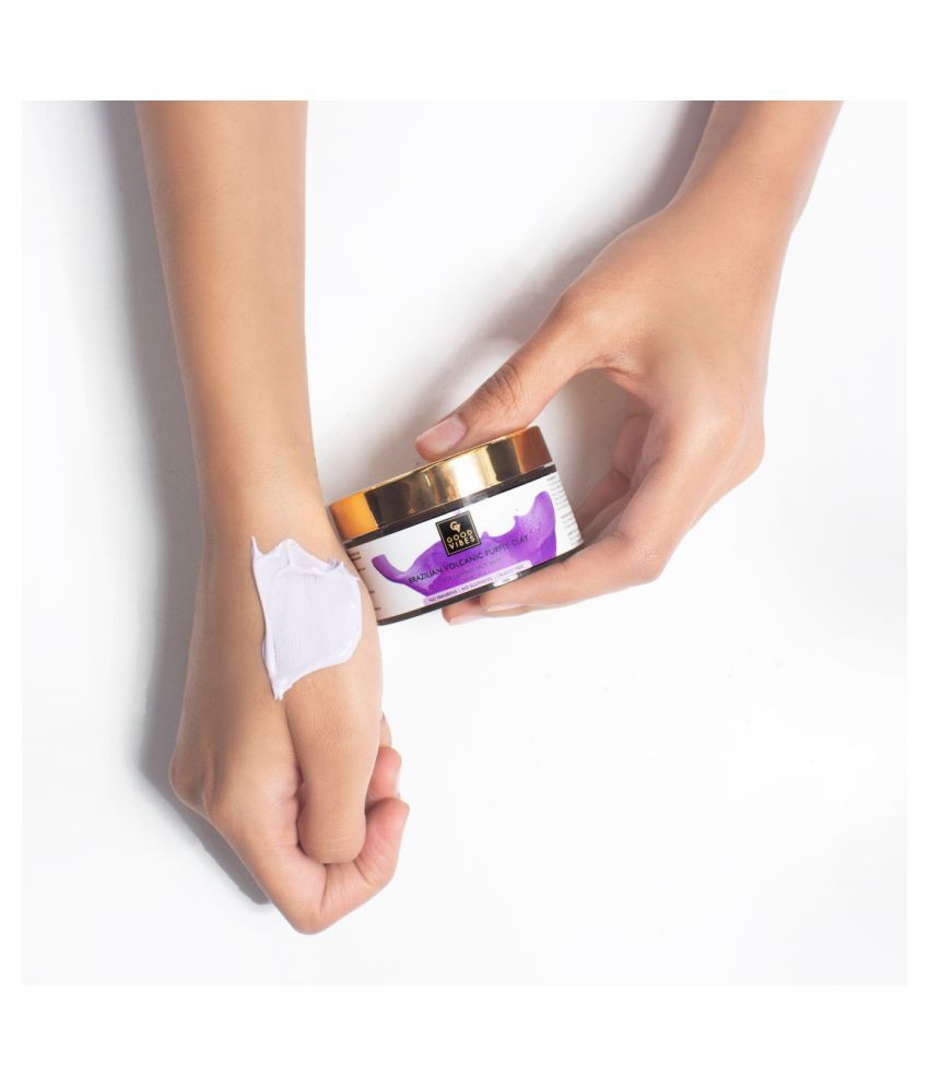 Good Vibes Brazilian Volcanic Purple Clay Age Defying Face Mask (60 g