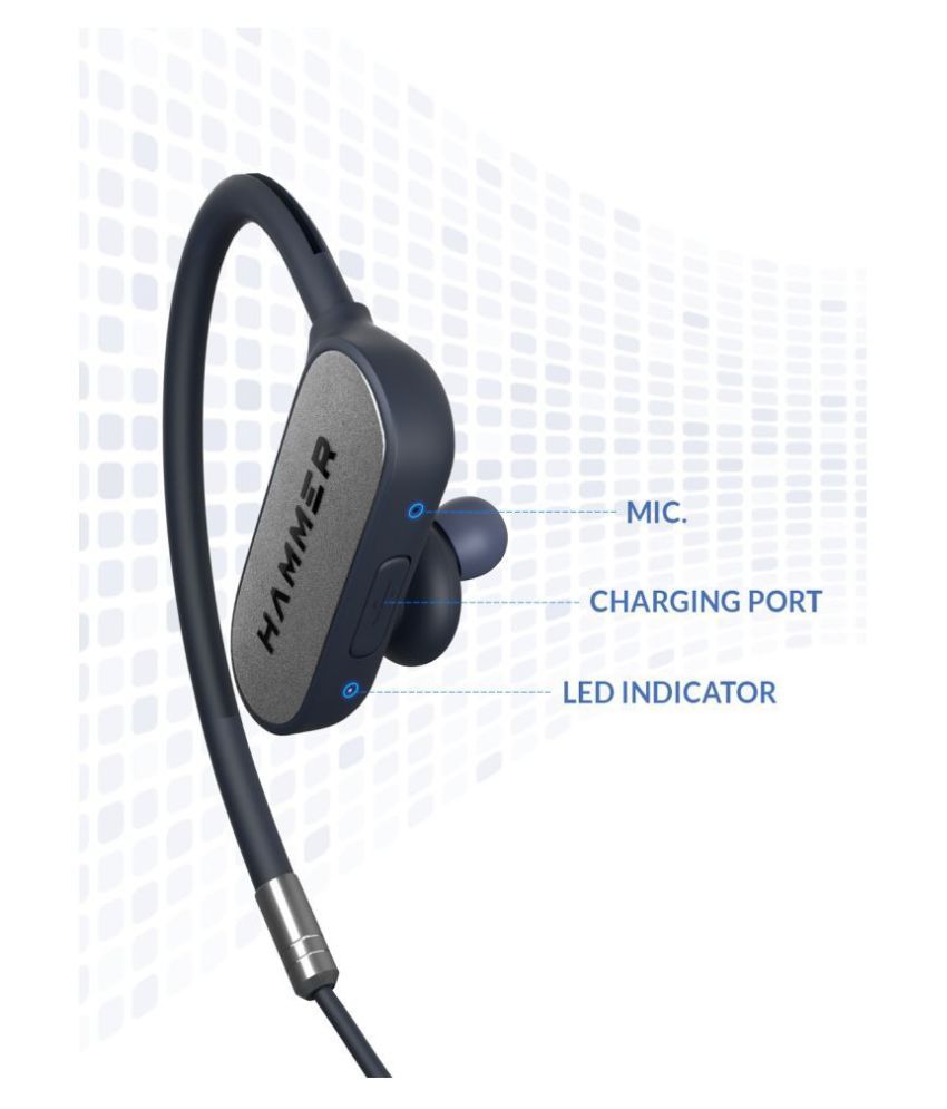 Hammer Grip Neckband Wireless With Mic Headphones/Earphones Buy