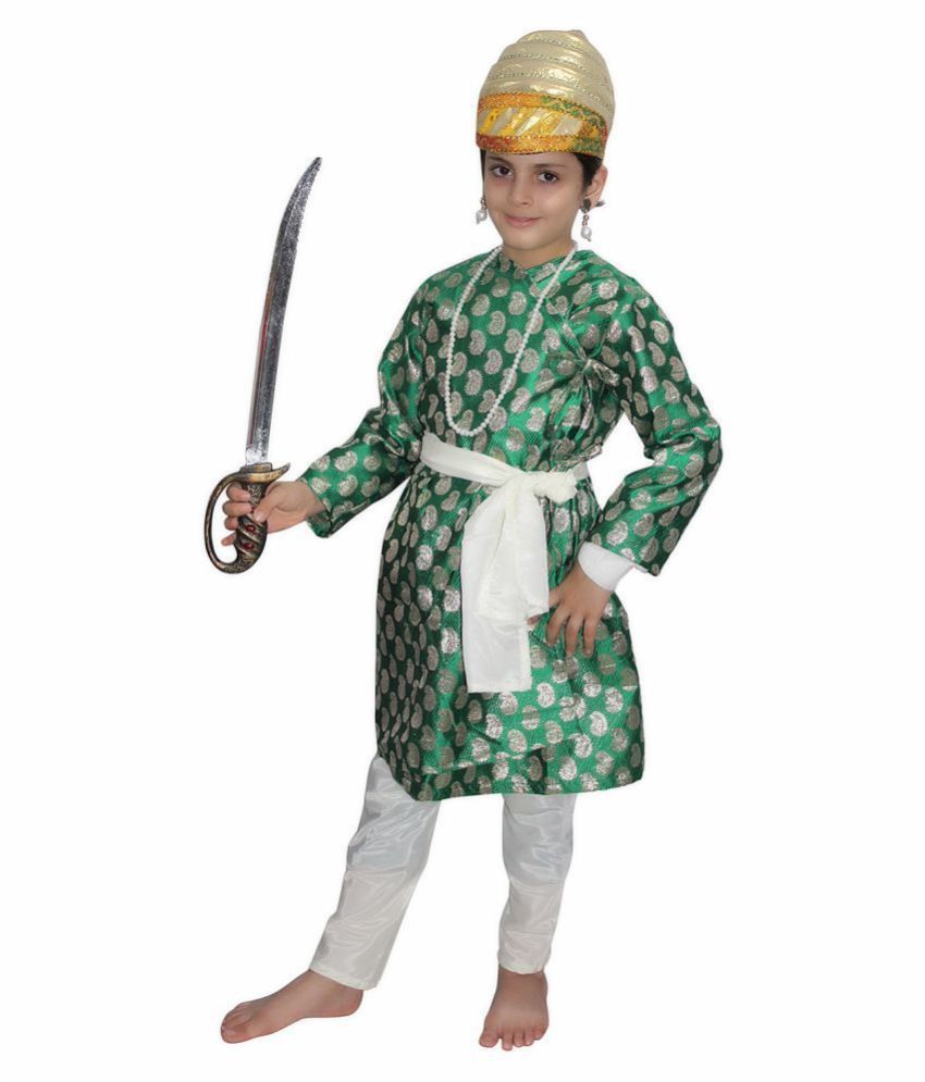 Kaku Fancy Dresses Kids Baji Rao Maratha King Peshwar Costume For Kids ...