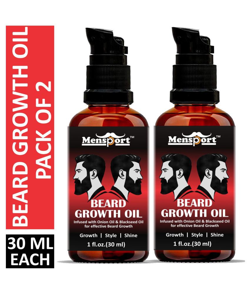 Mensport Red Onion Beard Oil FastGrowth 60 ml Pack of 2