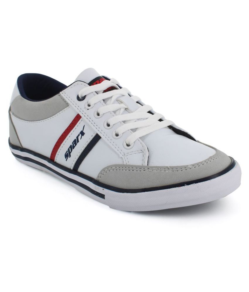 sparx white shoes sneakers