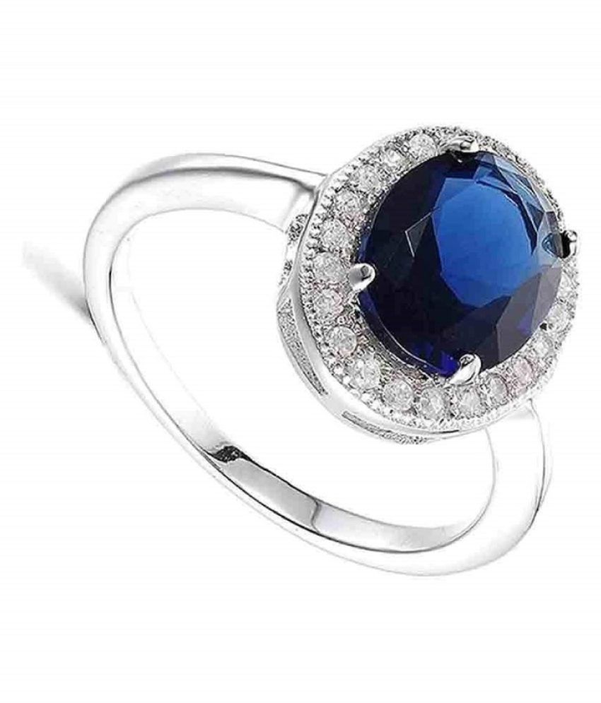 blue sapphire ring for women