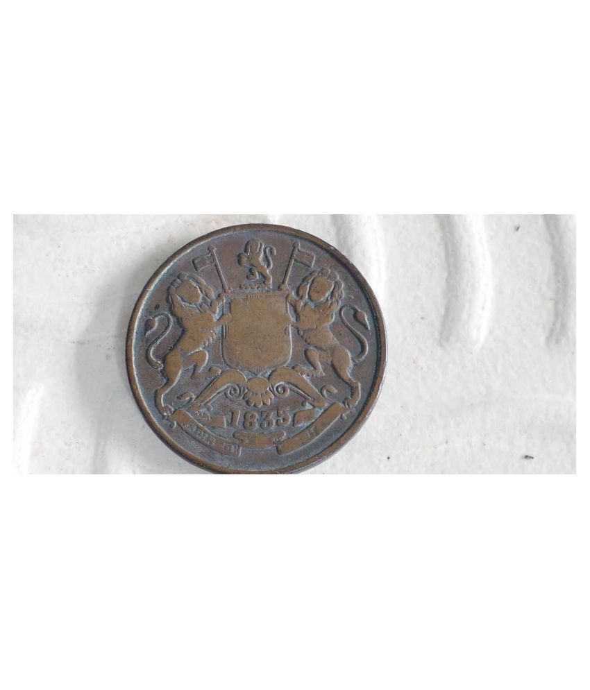 MANMAI COINS - East India Company EIC E.I.C. ( British India ) - 1835 1 ...