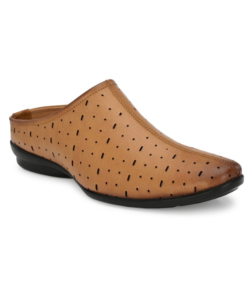 El Paso Mules Tan Casual Shoes Buy El Paso Mules Tan Casual Shoes
