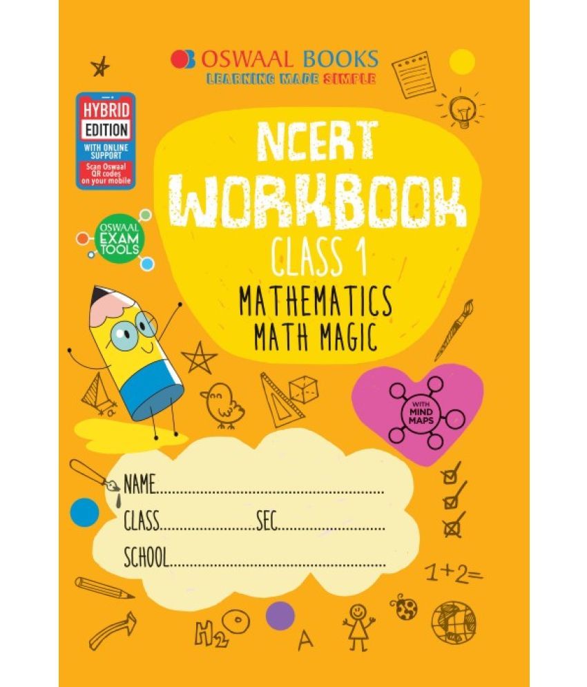 Oswaal NCERT Workbook Class 1 Mathematics Math Magic Book ...