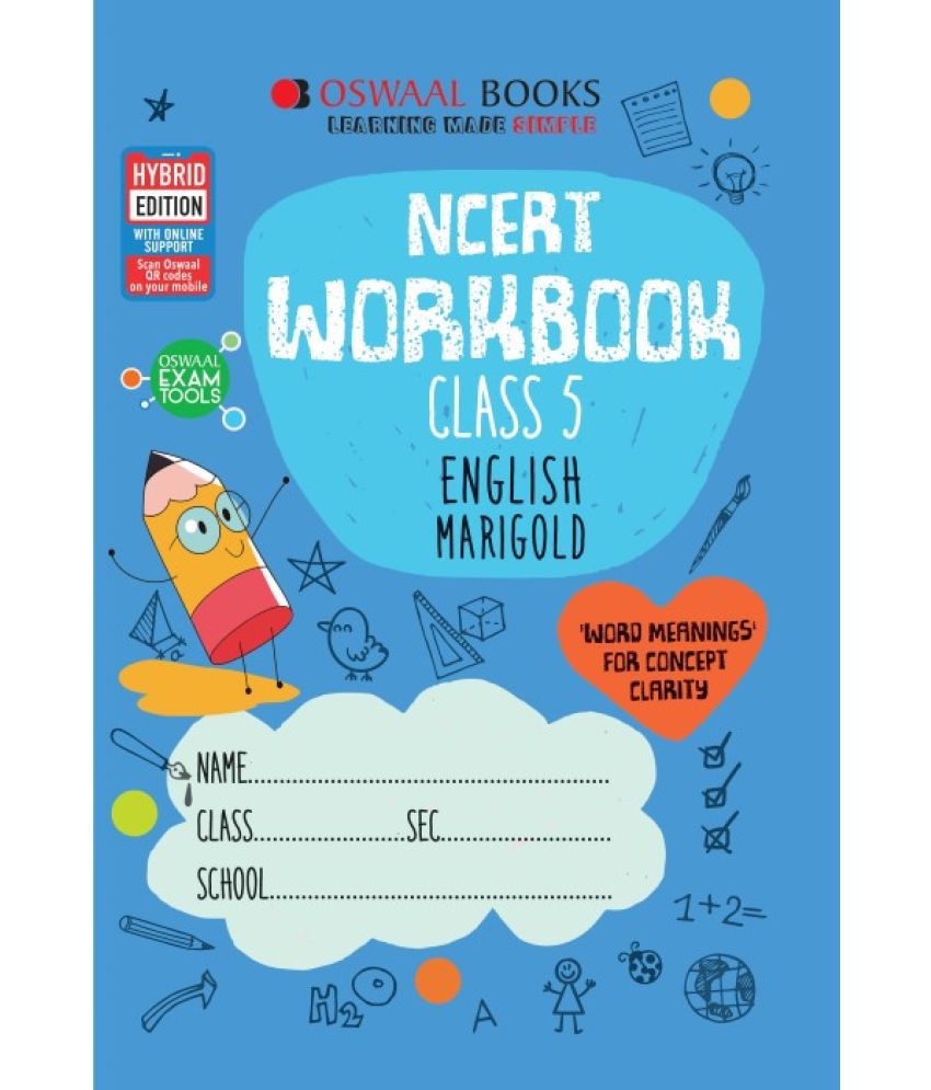 Oswaal NCERT Workbook Class 5 English Marigold Book Buy Oswaal NCERT Workbook Class 5 English 