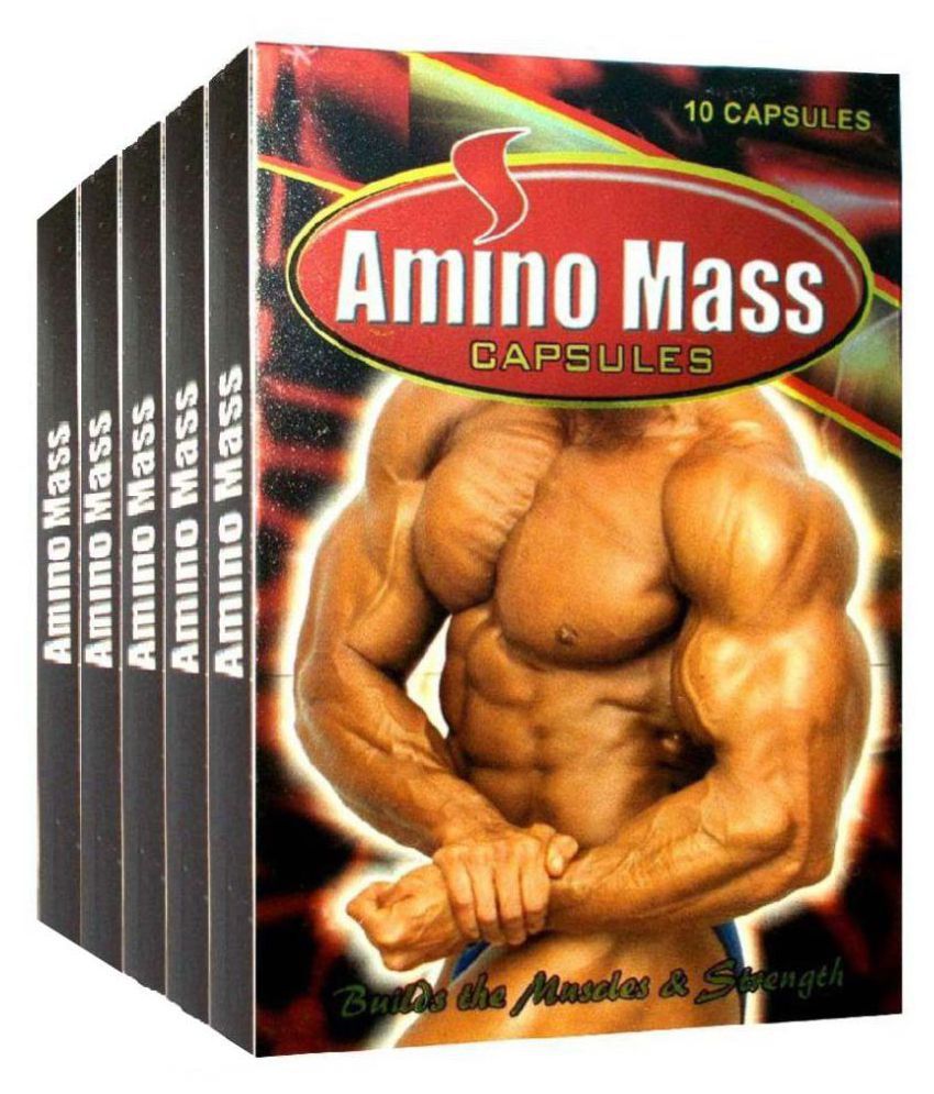 Rikhi Amino Mass Weight Gainer Capsule 10 no.s Pack Of 10