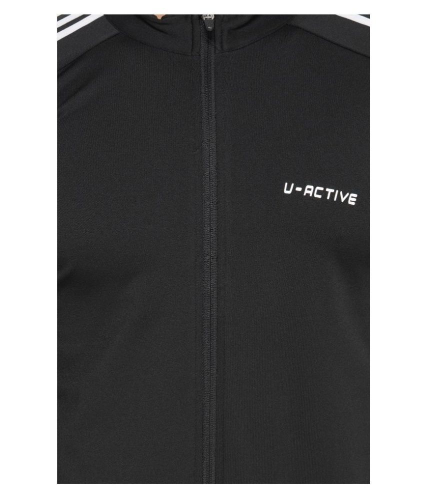 Urban Age Clothing Co Black Polyester Tracksuit - Buy Urban Age ...