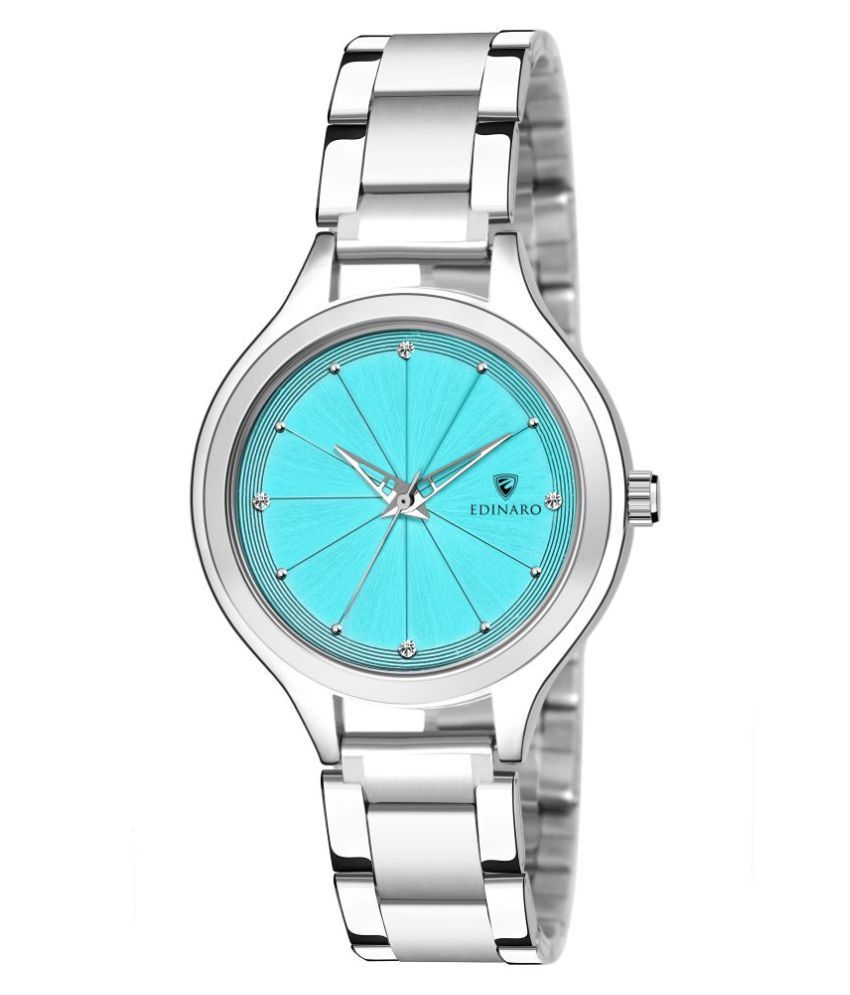     			EDINARO Stainless Steel Round Womens Watch