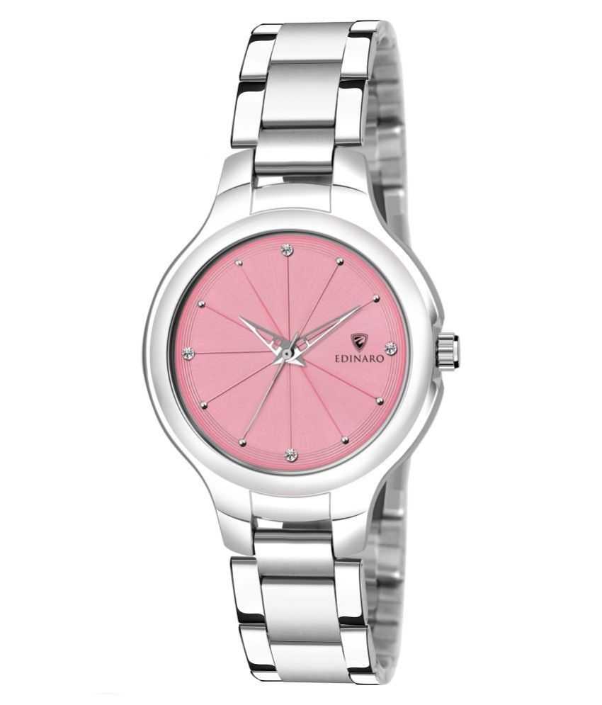     			EDINARO Stainless Steel Round Womens Watch