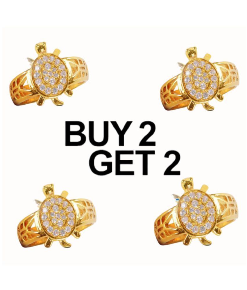     			Hindustan Ayurveda- Gold Rings (Pack of 4)