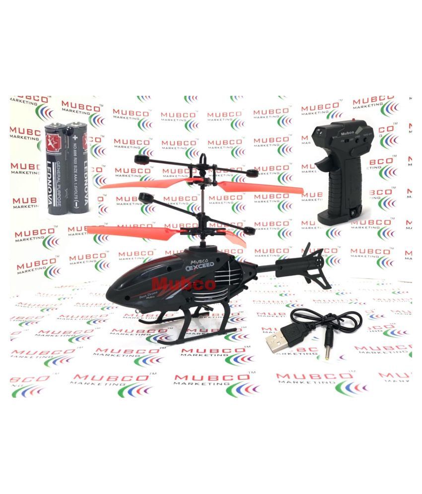 hand induction control flying helicopter