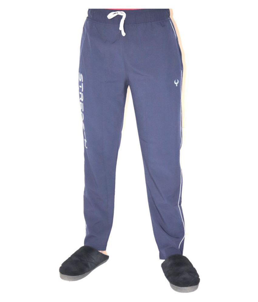 navy trackpants