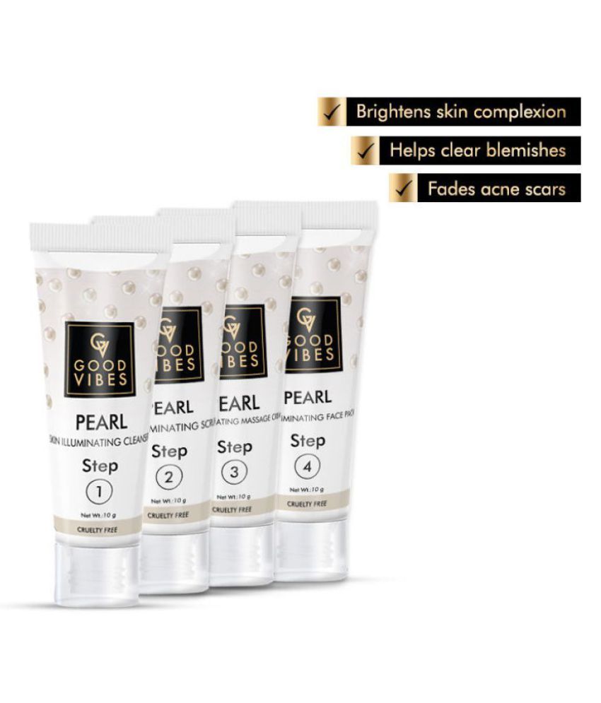 Good Vibes Skin Illuminating Facial Kit Pearl (40 g) Buy Good Vibes