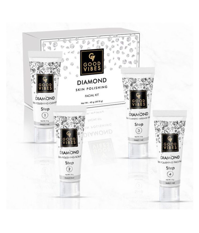Good Vibes Skin Polishing Facial Kit - Diamond (40 g)