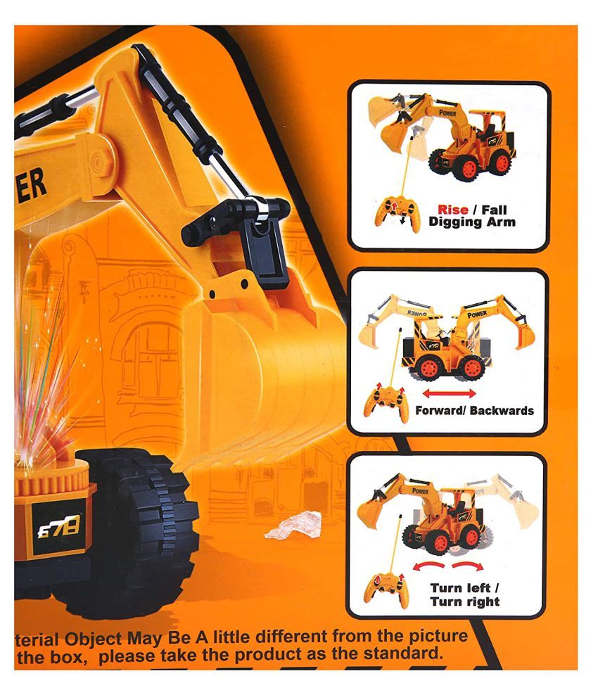 Wembley Toys Wireless Remote Control JCB Excavator with Lighting Wheels