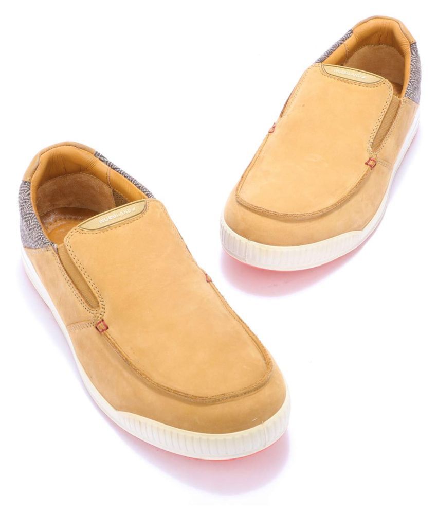 woodland camel loafers shoes