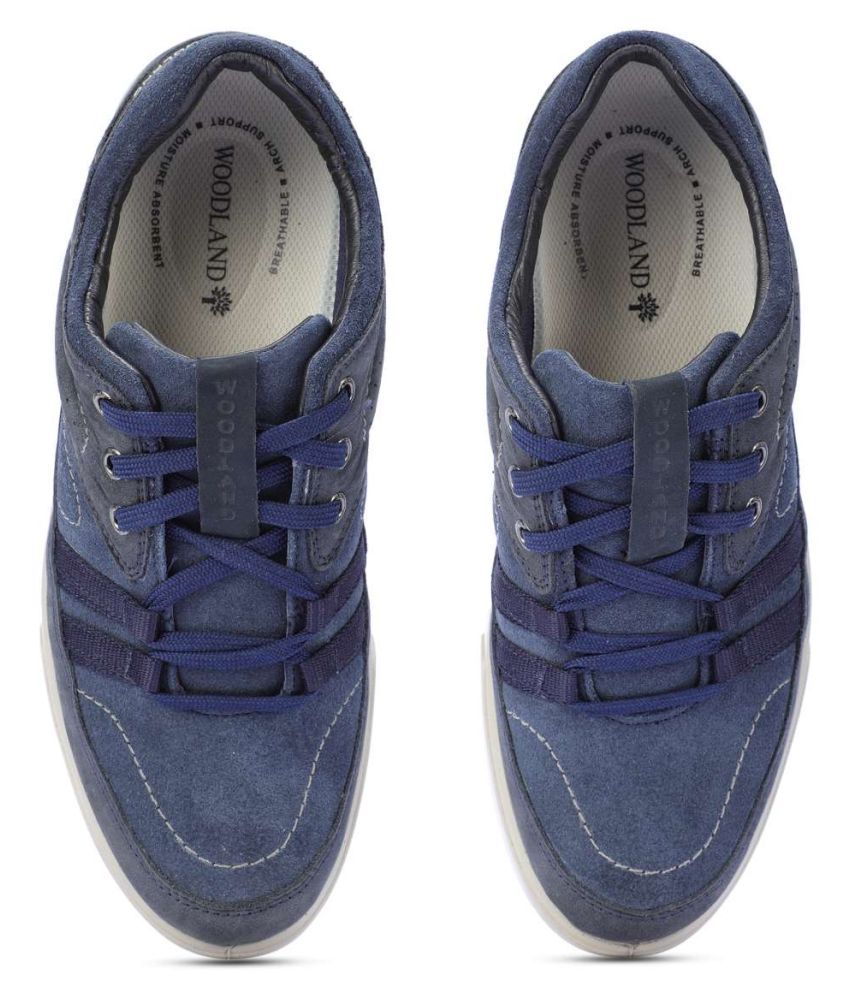 Woodland Navy Casual Shoes - Buy Woodland Navy Casual Shoes Online at ...