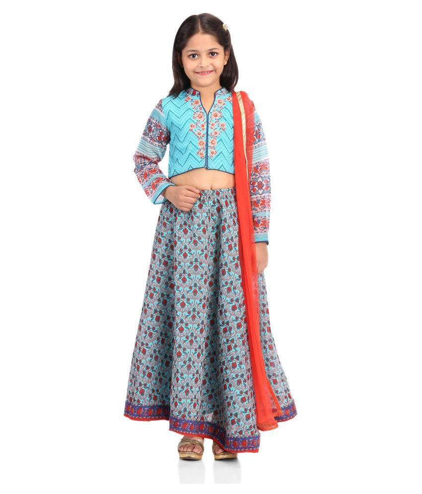 Biba Girls Lehenga Set - Buy Biba Girls Lehenga Set Online at Low Price ...